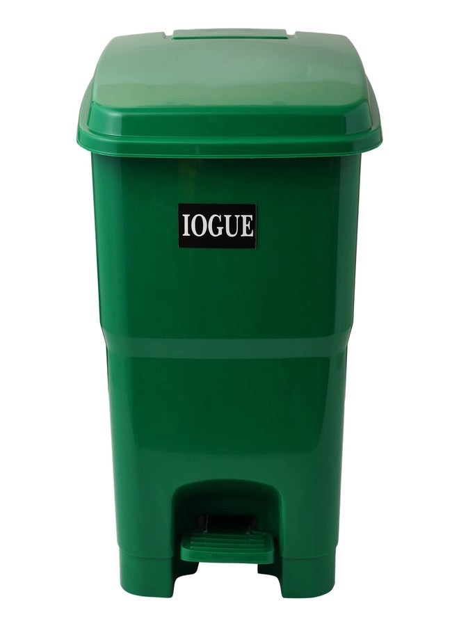 iogue سلة مهملات بلاستيكية طبية حيوية تعمل بالدواسة من إيوغ، سعة 24 لترًا | للاستخدام المنزلي/المكتبي/المطبخ/غرفة الغسيل (أخضر) - Image 2